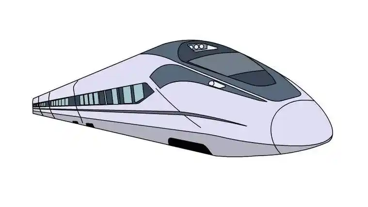 高铁简笔画 - 天奇生活