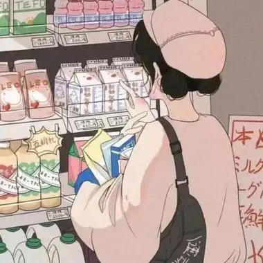 2021便利店情侣头像动漫高清