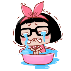 hello菜菜粉红色软萌搞怪表情包