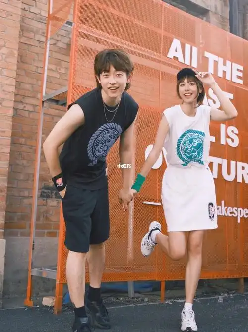 173同身高情侣无袖怎么这么好看