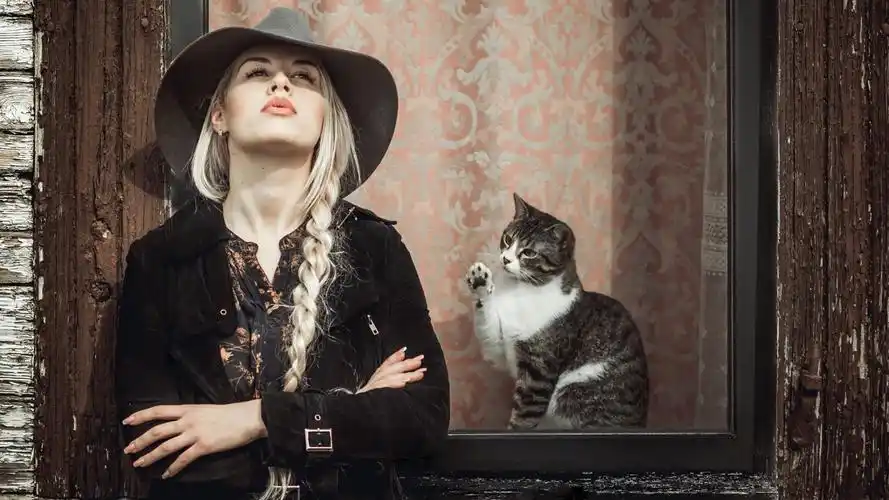 精选文艺风小清新美女写真高清宽屏壁纸