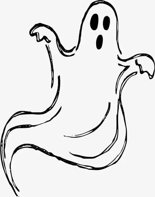 手绘幽灵