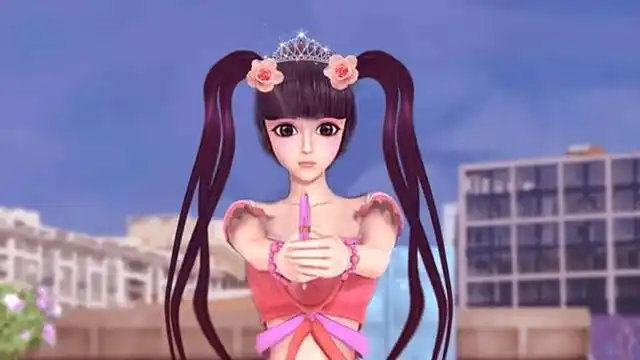 精灵梦叶罗丽#精灵梦:当"冰默"换上同款发型,默儿俏皮可爱,冰儿一言