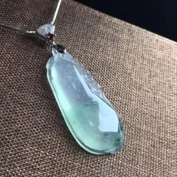 翡翠福瓜吊坠 福瓜精雕图高冰福瓜a货高冰种飘花小吊坠女款男 吊坠女