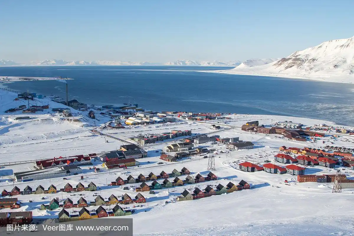 朗伊尔城全景,斯瓦尔巴