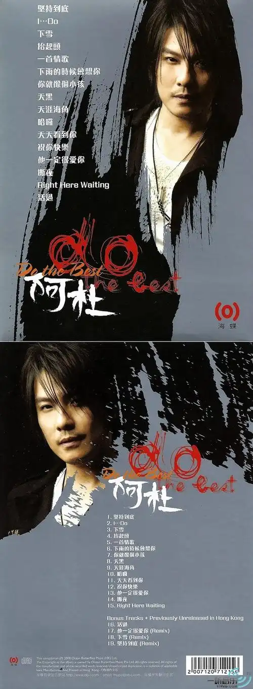 专辑封面:阿杜do the best