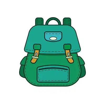 开学季书包 卡通 可爱 png素材