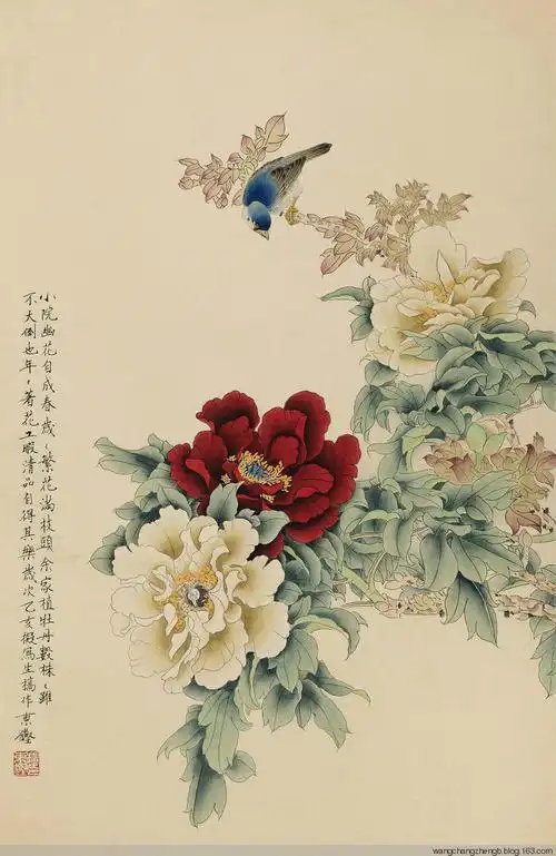 【转载】檀东铿工笔花鸟作品欣赏