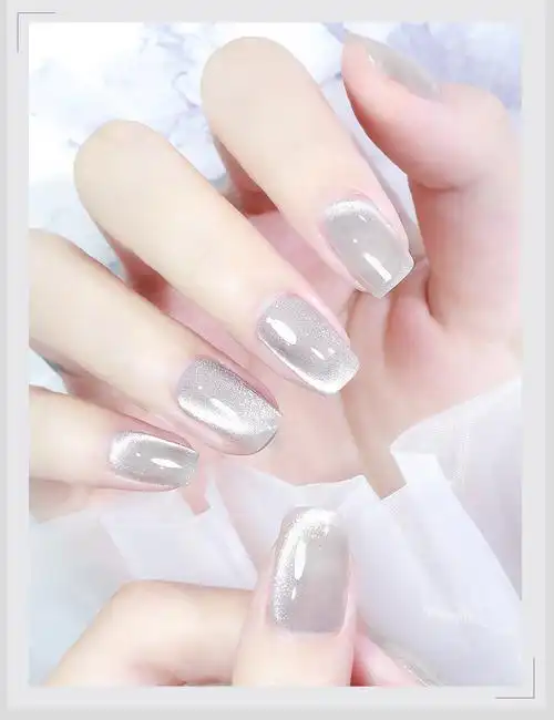 kasi万能晶石猫眼光疗指甲油胶2021年新款网红冰透极光宽猫眼美甲_乐