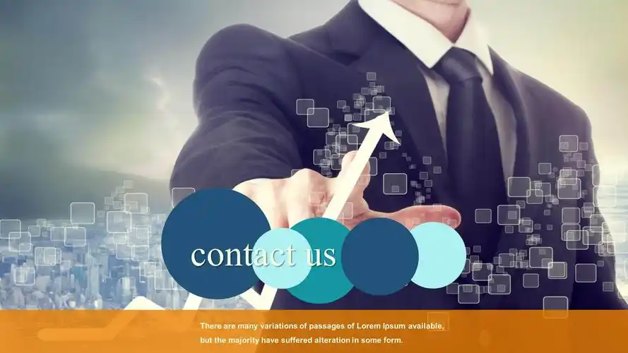 黄色高大上欧美风商务ppt模板下载_ppt宝藏