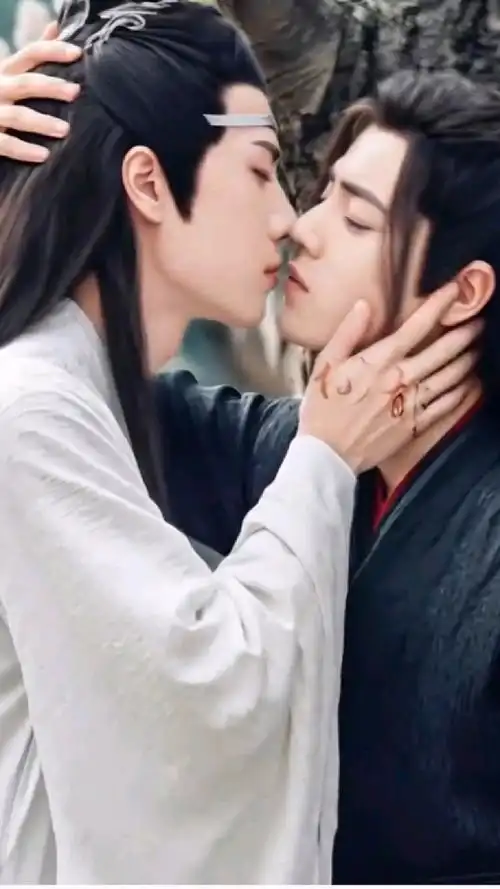 圆梦了,终于亲上了!#王一博#肖战#博君一肖#忘羡cp