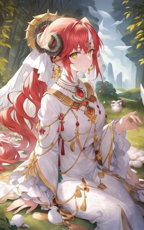 天秤座.颜值担当,仙子下凡#次元ai绘画 #二次元动漫 #二 - 抖音