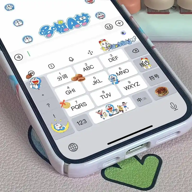 你们催的哆啦a梦九键键盘壁纸来啦!哆啦a梦九键二十六键都 - 抖音
