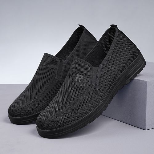 老北京布鞋男春秋新款品牌舒适不臭脚老人老年防滑男士父亲爸爸鞋