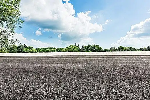 夏季,乡村,沥青路,绿树,自然,景观