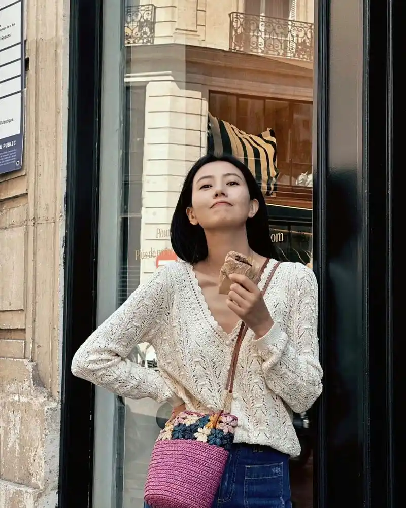 高圆圆素颜的随拍美照