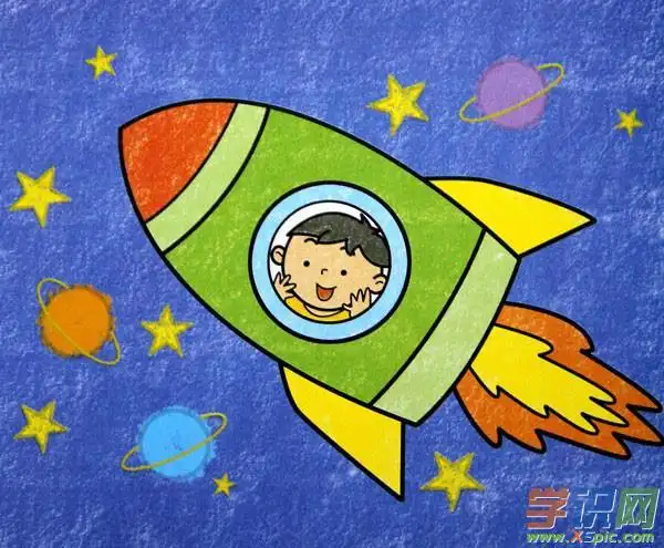 小学美术作品风景画_小学美术风景画精选