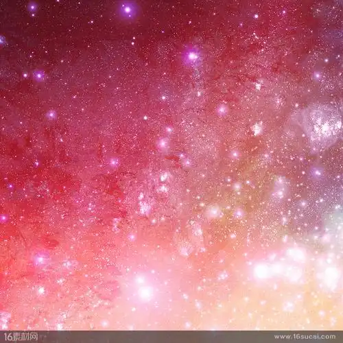 渐变色银河系星空高清图片
