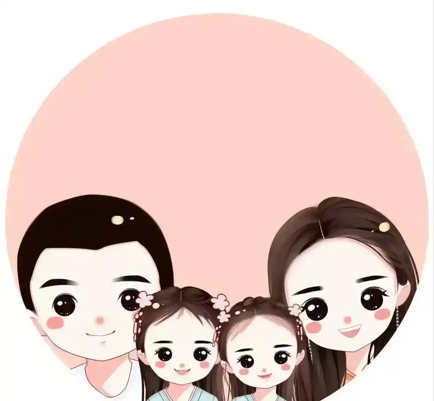 全家福照片一家四口最新款亲子照两个女儿 - 抖音