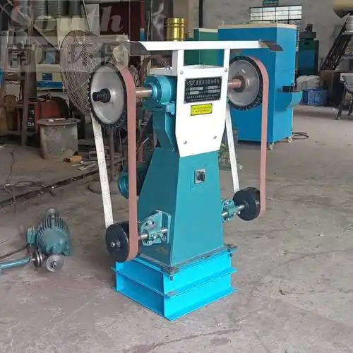 砂带抛光机哪家好金属去毛刺机打磨机立式砂带打磨抛光台设备广东中山