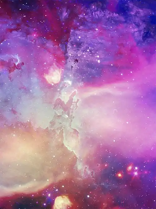 梦幻紫色星云科技海报背景图片