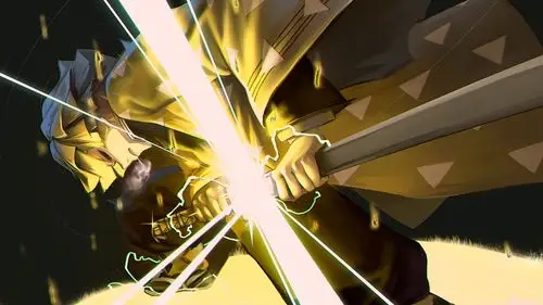 鬼灭之刃我妻善逸高清桌面壁纸