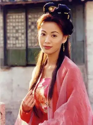 《金装四大才子》中的关咏荷饰秋香,张家辉饰唐伯虎