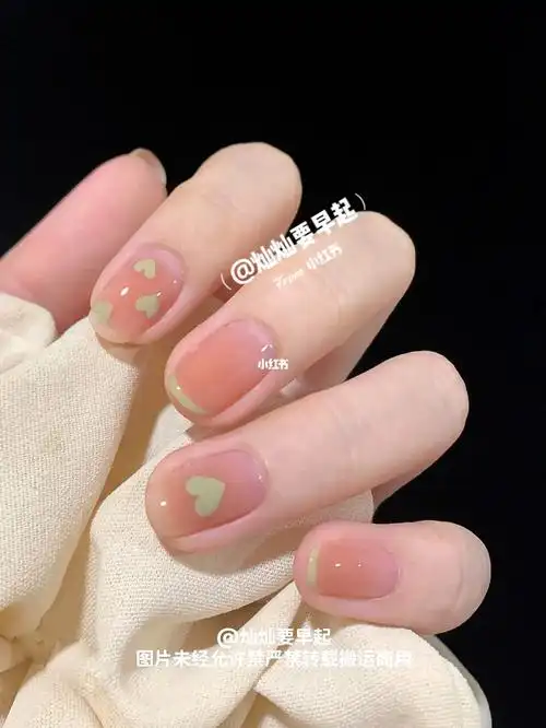 可爱多多甜美小爱心夏日感指甲油