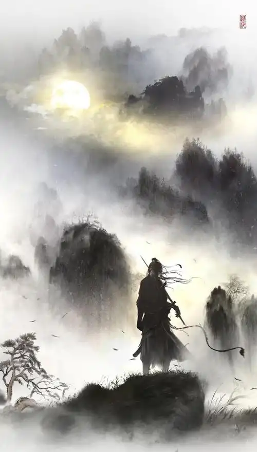 武侠的时代已经过去,但少年感永不过时插画图片壁纸