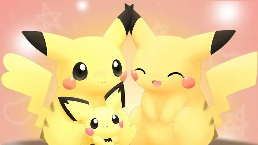 皮卡丘可爱桌面壁纸