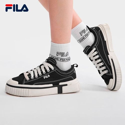 斐乐(fila)官方loop女鞋帆布鞋2023夏新款休闲运动鞋小白鞋板鞋断层鞋
