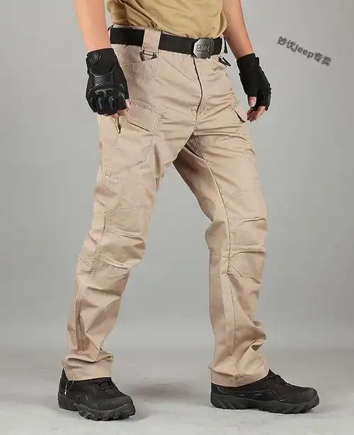 工装裤执政官战术长裤男春秋耐磨工作裤大码登山打野多袋裤透气休闲裤