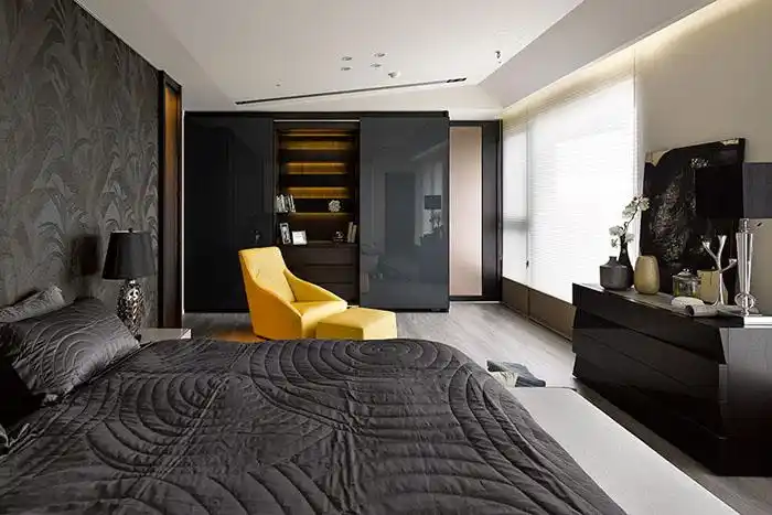 潮男卧室装修效果图潮男卧室设计范例图片蠢赏