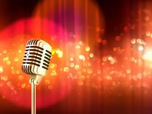 歌唱比赛演唱会话筒麦克风背景音乐会背景音乐节背景ai