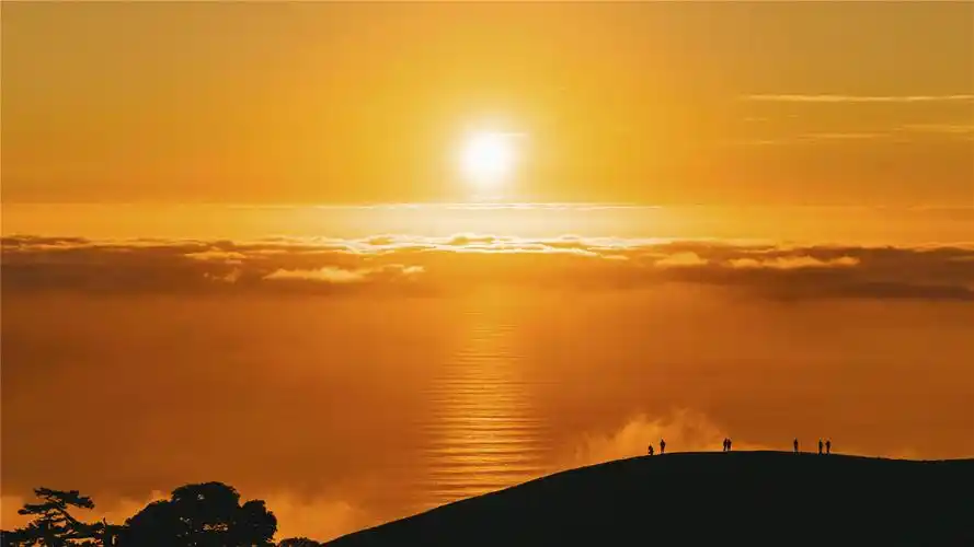 落日夕阳唯美高清桌面壁纸