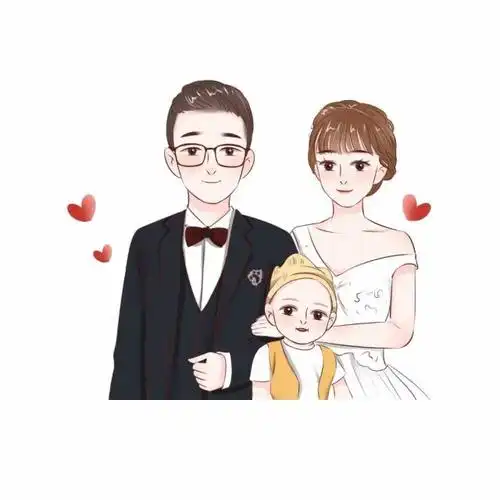 全家福头像,家有儿女,幸福之家微信头像