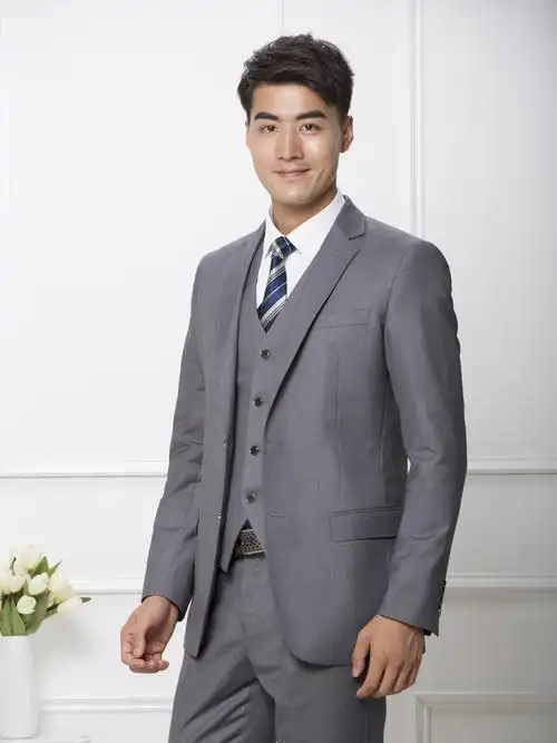男职员西装