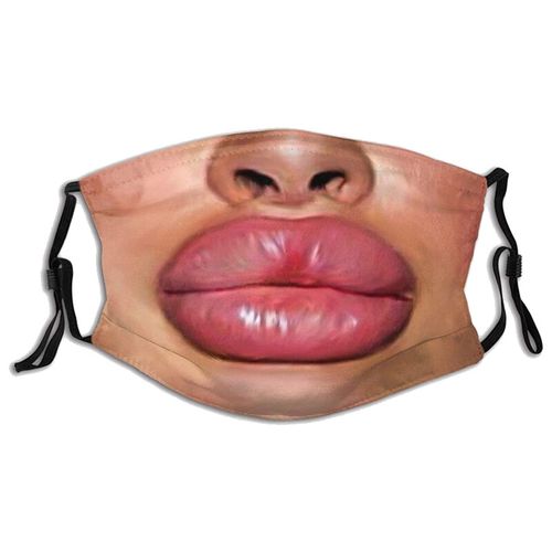 搞笑口罩男 搞怪面罩抖音同款仿真人脸口罩搞笑半脸恶搞表情个性创意