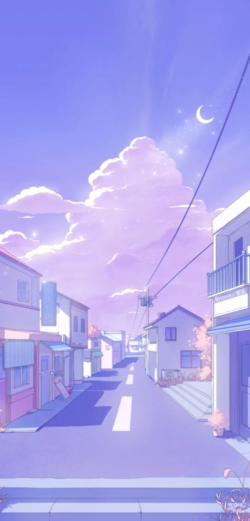 三张动漫背景图李,真的超好看