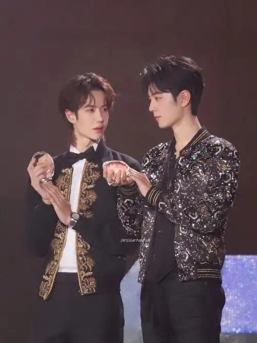 我之前拍的肖战王一博绝美同框