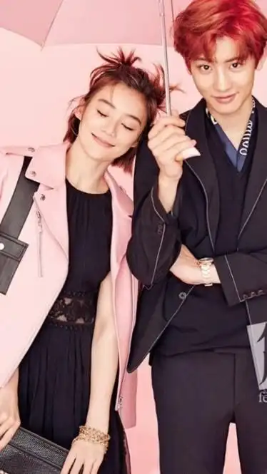 袁姗姗朴灿烈情侣写真