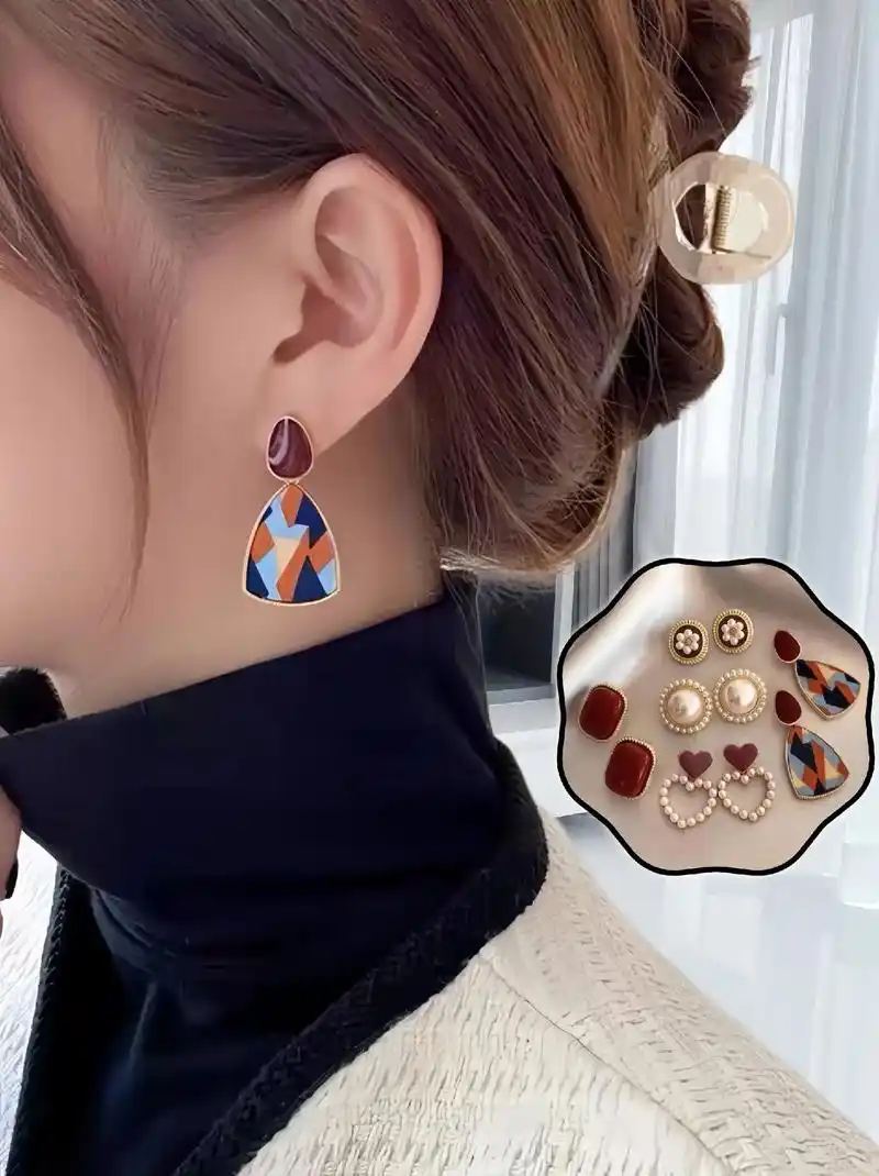 宝子们,这样温柔又可爱的耳饰你喜欢吗.姐妹们,精美好看的耳来 - 抖音