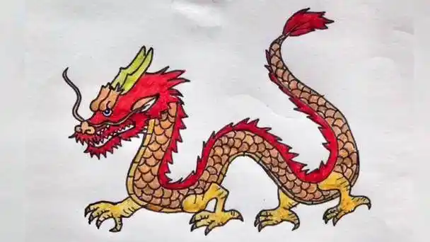 龙简笔画 龙简笔画简单可爱