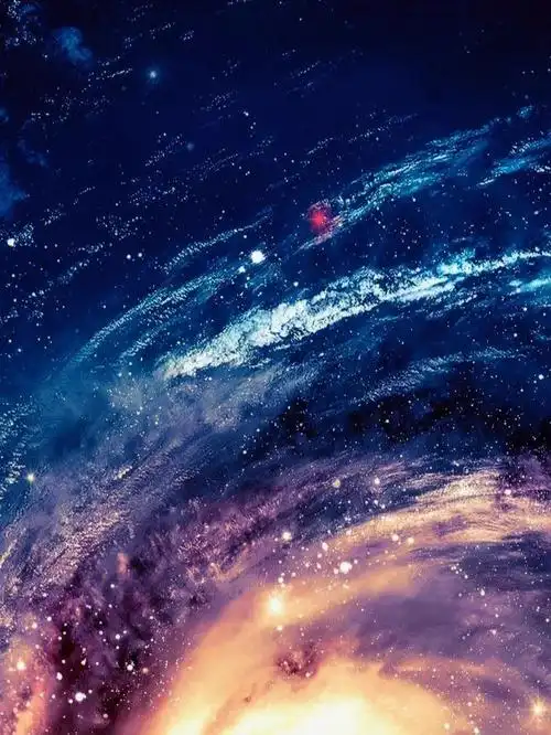 唯美的星空壁纸图