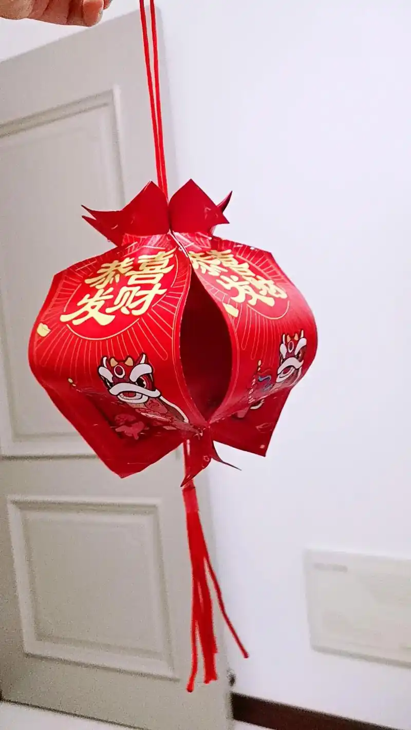 红包灯笼#手工灯笼#幼儿园手工 - 抖音