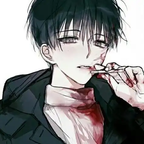 动漫头像:暗黑系帅气男头