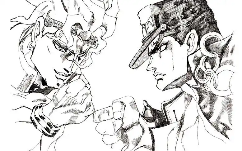 手绘临摹 jojo奇妙冒险_uling飔-站酷zcool