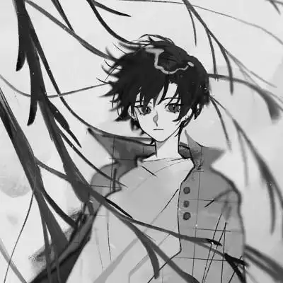 优质动漫男头黑白105张_男生动漫头像_头像屋