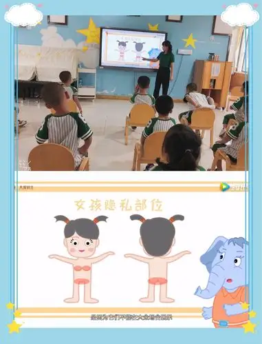 活动——海口市滨涯幼儿园中三班 写美篇  教孩子认识自己的隐私部位