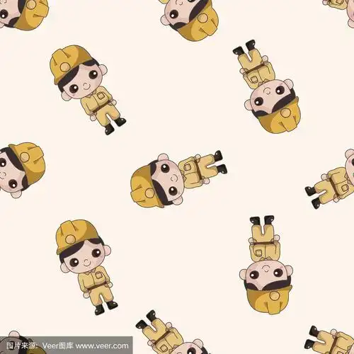 探险家,背景,动画片,四方连续纹样,男孩